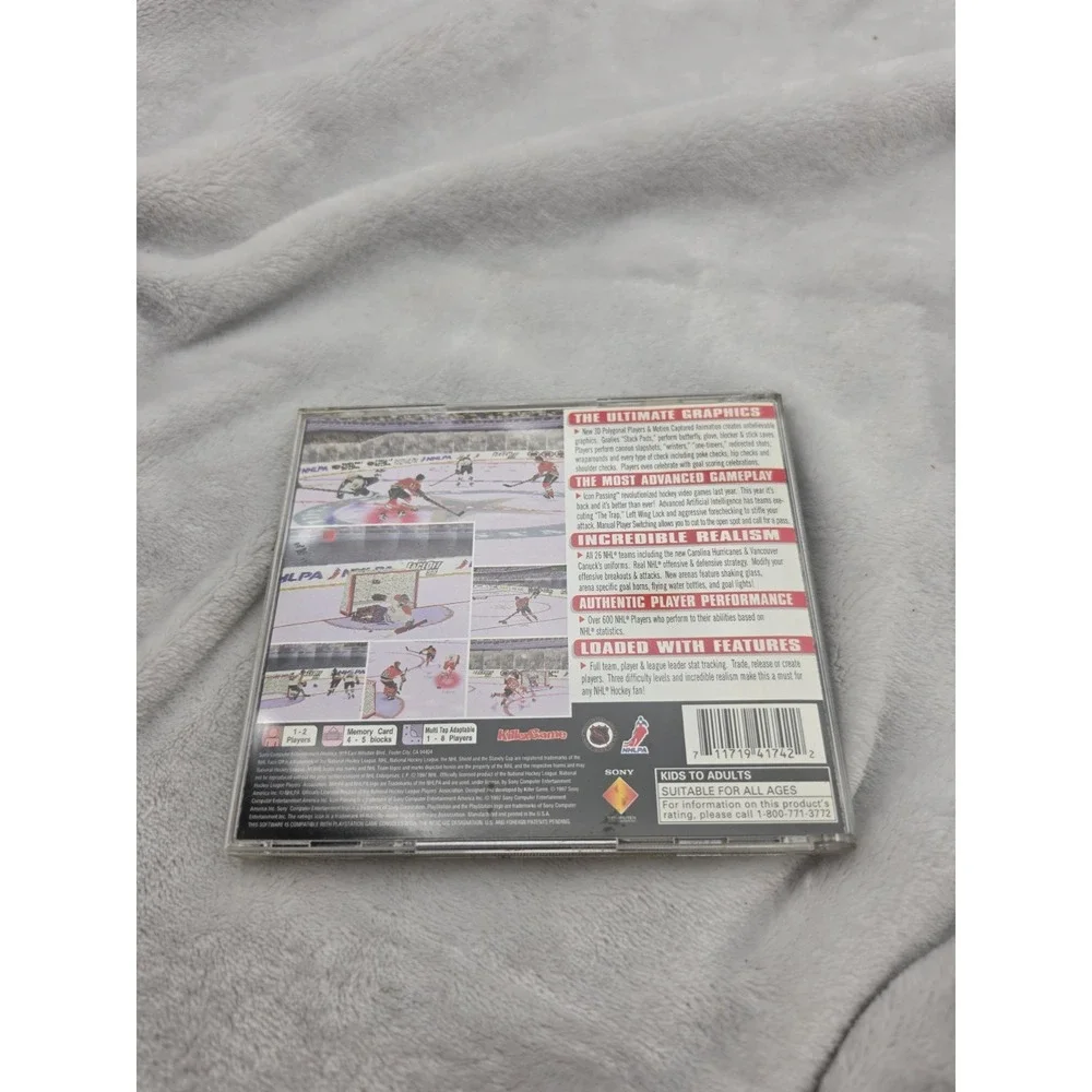 NHL FaceOff 98 Sony PlayStation 1 PS1 1997, CIB Complete #DK